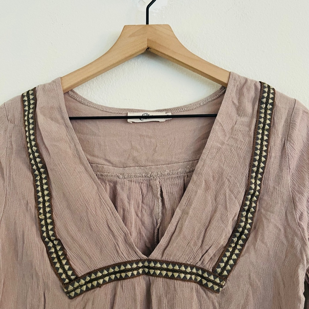 Elodie Women’s Mauve Blouse Top Size Small - Picture 4 of 7